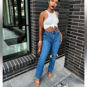 ABERCROMBIE HIGH RISE JEANS